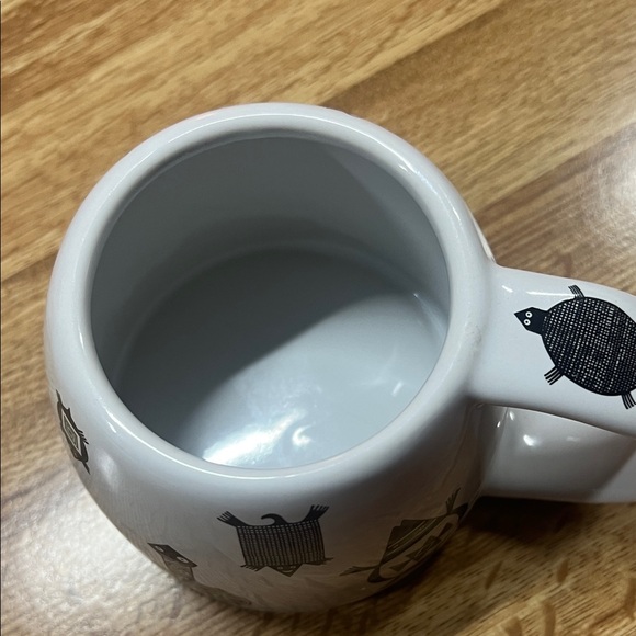 Charming White Mug with Black Turtle Design. #208 - Picture 4 of 6